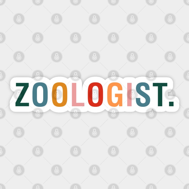 Zoologist Sticker by CityNoir